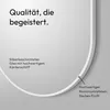 Wandspiegel 45x75 cm, oval, matt weiß, Aluminiumrahmen Produktbild-Vorschau 2