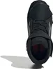 A close-up, top-down view of a single black Adidas Terrex shoe. Náhled obrázku produktu