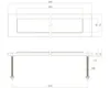 Briefkasten Briefeinwurf Intersteel eckig BxH 340/75 mm Produktbild-Vorschau 2
