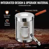 A cutaway view of a metal melting furnace with labels pointing out its features. Voir les images du produit