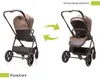 4Baby | Kinderwagen - Buggy Kinderwagen - Mokka - drehbarer Produktbild-Vorschau 6