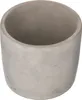 A close-up view of a gray concrete pot. Náhled obrázku produktu