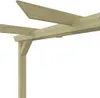 vidaXL Záhradná pergola z impregnovaného borovicového dreva Náhľad obrázku produktu 4