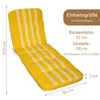 Herlag Liegenauflage Tilly 200x65x7cm Blockstreifen Produktbild-Vorschau 4