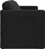 vidaXL Bodensofa mit Schlaffunktion Schwarz 112x174x55 cm Produktbild-Vorschau 1