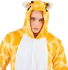 Onesie Kigurumi Pyžamo Žirafa Převlek Kostým XXL: 185 - Náhled obrázku produktu 4
