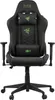 A black gaming chair with green Razer logos and text. Produktbild-Vorschau