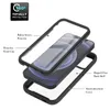 An exploded view of a phone case, showing its different layers and components. Produktbild-Vorschau