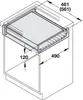 Hailo Ausziehtisch Rapid 60 Edelstahl 561x490x120 mm Produktbild-Vorschau 14