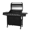 TAINO RED 6+1 Gasgrill 6 Edelstahl Brenner Seitenkocher Produktbild-Vorschau 8