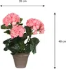 Mica Decorations Hortensias Plante artificielle dans un pot Voir les images du produit 2