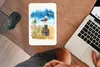 MuchoWow® Mauspad Mousepad Vogel - Baum - Strand - Aquarell Produktbild-Vorschau 3