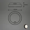 Battery LED Outdoor Wall Light,Sensor,black,LED/4W Produktbild-Vorschau 10