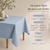 Tischdecke 130 x 225 cm für Küche & Esstisch in Blaugrau Produktbild-Vorschau 3