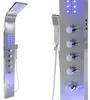 Edelstahl Duschpaneel mit LED Beleuchtung und Produktbild-Vorschau 1