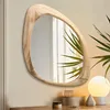Solidchoice - Asymmetrische Wandspiegel met Houten Frame, Productafbeelding-voorbeeld 1