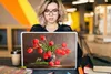 MuchoWow® Laptop Aufkleber Sticker Cover Ein Strauß roter Produktbild-Vorschau 5