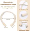 4 magnetische Gardinenhalter, kamelfarben, geeignet für Produktbild-Vorschau 2