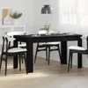 vidaXL Esstisch Schwarze Eiche 140 x 74,5 x 76 cm Produktbild-Vorschau 4