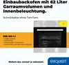 Exquisit Einbaubackofen, Backofen Einbaugerät Silber, 62 L Produktbild-Vorschau 15