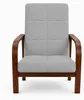 Fotel Nordic Comfort wypoczynkowy salon drewno orzech Podgląd zdjęcia produktu 2