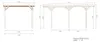 Tettoia posto auto coperto in legno 3.04x5.12 m - 15.57 m2 Anteprima dell’immagine prodotto 3