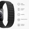 Cinturino magnetico in vera pelle Accezz per Apple Watch | Anteprima dell’immagine prodotto 2