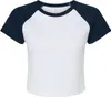Bella Women´s Micro Rib Raglan Baby Tee Produktbild-Vorschau 1