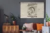MuchoWow® Wandteppich Wandbehang Fisch - Briefe - Vintage - Produktbild-Vorschau 5