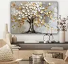 Leinwand Bilder 90x60 cm - Lebensbaum - Beige - Grau - Gold Produktbild-Vorschau 7