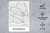 MuchoWow® Mauspad Mousepad Offenberg - Stadtplan - Produktbild-Vorschau 2