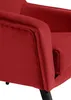 Sessel Kachka Bezug Samtvelour Buche schwarz / ziegel 21068 Produktbild-Vorschau 6