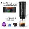 Bezdrôtový prenosný espresso kávovar – 3-v-1 kapsule & Náhľad obrázku produktu 1