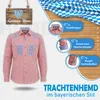Trachtenhemd für trachten lederhosen freizeit Hemd Produktbild-Vorschau 5