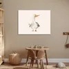 Leinwand Bilder 70x50 cm - Kinder Beige - Gans - Bauernhof, Produktbild-Vorschau 2