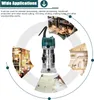 Tondeuse à bois électrique - Multifonctionnelle avec 15 Voir les images du produit 9