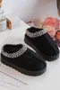 Kinder Gefütterte Slip-On Hausschuhe Schwarz Olivane 26 Produktbild-Vorschau 4