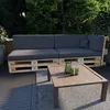 POKAR Cuscini per pallet Cuscini per pallet sfoderabili Anteprima dell’immagine prodotto 2
