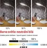 LED stolní lampa STELLA, bílá Náhled obrázku produktu