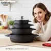 Briebe MGK-17 Casserole à induction 8 pièces fonte Voir les images du produit 2