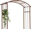 Rosenspalier Rosenbogen Torbogen 120 cm Rankhilfe Rost Produktbild-Vorschau 9