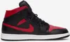 Air Jordan 1 Mid Sportschuhe, Schwarz-Rot-Grau, Dq8426 067, Produktbild-Vorschau 2