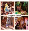 Puzzle 3D, Book Nook Alice in Wonderland, legno, Tonecheer, Anteprima dell’immagine prodotto 4