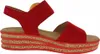 Gabor 64.550 Sandalettes - Sandales à lanières rouge Voir les images du produit 10
