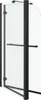 vidaXL Attacco da bagno 2 pieghevole ESG 120x68x130 cm nero Anteprima dell’immagine prodotto 4