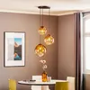 Globo Lighting Hängeleuchte Metall braun, 3x E27 Produktbild-Vorschau 12