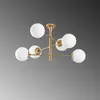 Opviq, Arge- Arge FLG, Gold, Kronleuchter, 75 x 75 x 40 cm, Produktbild-Vorschau 4