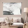 MuchoWow® Wandteppich Wandbehang Schwarz - Weiß - Grau - Produktbild-Vorschau 5