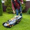AKUMULÁTOROVÁ SEKAČKA NA TRÁVU BEZKOMUTÁTOROVÁ 32 CM 35 L 6 Náhled obrázku produktu 8