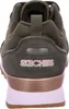 The back view of a green Skechers sneaker. Voir les images du produit
